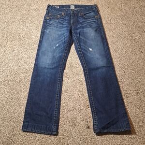 True Religion Jeans Men's Size 33 Medium Wash RN#112790 CA # 30427